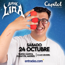Cartel de Adrián Lima - Show de Magia y Humor - Magia en Capitol Gran Vía Madrid