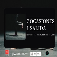 Cartel de 7 ocasiones 1 salida [MoverMadrid] - Danza en Sala Cuarta Pared