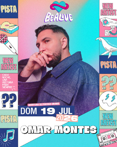Cartel de BeAlive Feat OMAR MONTES - Otros en Live Punta Umbría