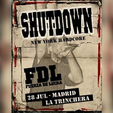 Cartel de SHUTDOWN - Pop & Rock en Sala La Trinchera