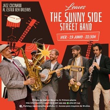 Cartel de The Sunny Side Street Band - Jazz & Blues en Leaves