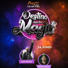 Cartel de Destino Magia con Aldeas Infantiles - Madrid - Magia en Pequeño Teatro Gran Vía