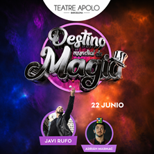 Cartel de Destino Magia con Aldeas Infantiles - Barcelona - Magia en Teatre Apolo Barcelona