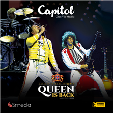 Cartel de Legendfest - Queen is Back - Pop & Rock en Capitol Gran Vía Madrid