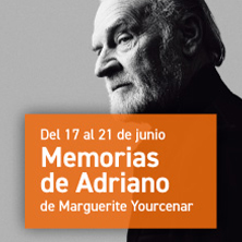 Cartel de Memorias de Adriano - Madrid - Festivales de teatro en Teatro La Latina