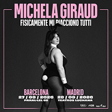 Cartel de Michela Giraud 2026 - Monólogos en PARAL·LEL 62