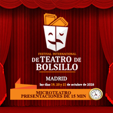 Cartel de VI Edición Festival Internacional De Teatro De Bolsillo - Festivales de teatro en Teatro Sofía