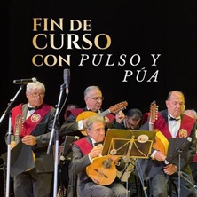 Cartel de Orquesta y Coro de Pulso y Púa - Clásica en Anfiteatro Ramón y Cajal - Facultad de Medicina UCM