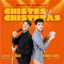 Cartel de Chistes y Chisteras - Valencia - Comedia en Sala Gestalguinos