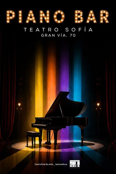 Cartel de Piano Bar - Otros en Teatro Sofía