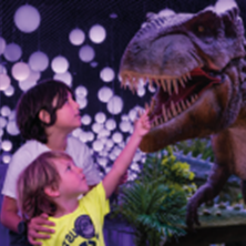 Cartel de Dino+Astro Experience: La aventura más épica - Exposiciones y parques inflantiles en Sweet Space Museum