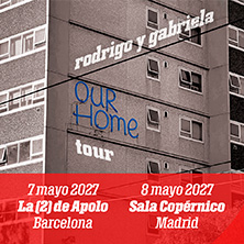 Cartel de Rodrigo y Gabriela - OurHome Tour - Pop en La [2] de Apolo