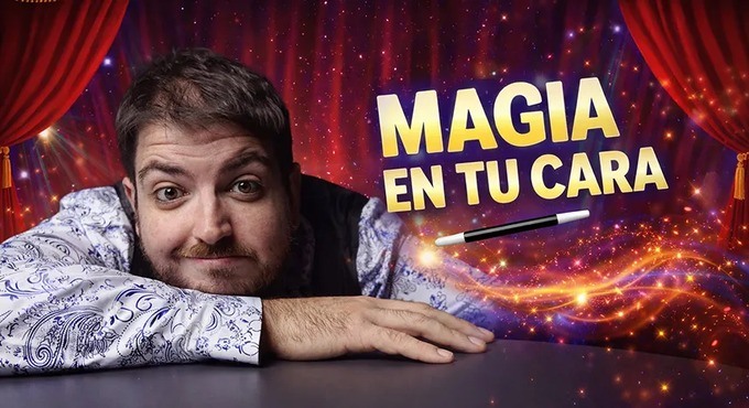 Cartel de Magia En Tu Cara - Magia en La Escalera de Jacob. Sala Teatro