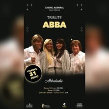 Cartel de Tributo a ABBA - San Roque - Pop en Casino Admiral San Roque