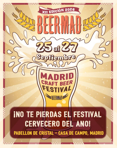 Cartel de Beermad - Madrid Craft Beer Festival - Madrid - Otros en Pabellón de Cristal
