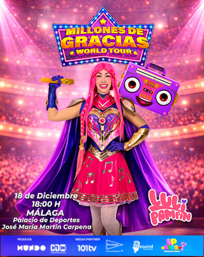 Cartel de Luli Pampin - Infantil en Palacio de Deportes José María Martín Carpena