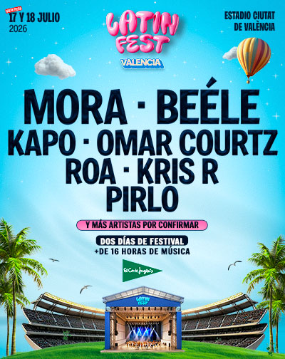 Cartel de Abono Latin Fest Valencia - Pop en Estadio Ciudad de Valencia
