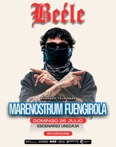 Cartel de Beéle - Pop en MARENOSTRUM FUENGIROLA