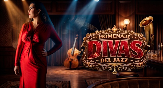 Cartel de Divas del Jazz - Musical en Teatro Marquina