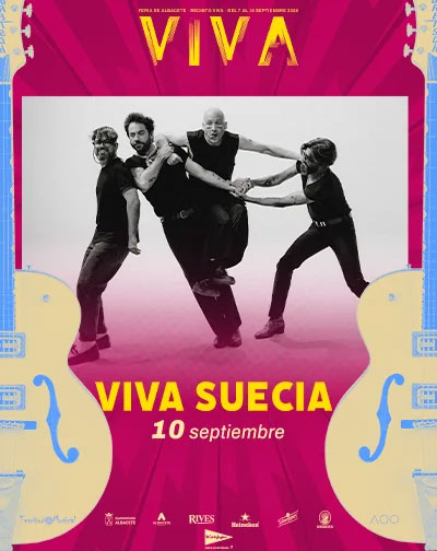 Cartel de Viva Suecia - Indie en VIVA LA FERIA ALBACETE