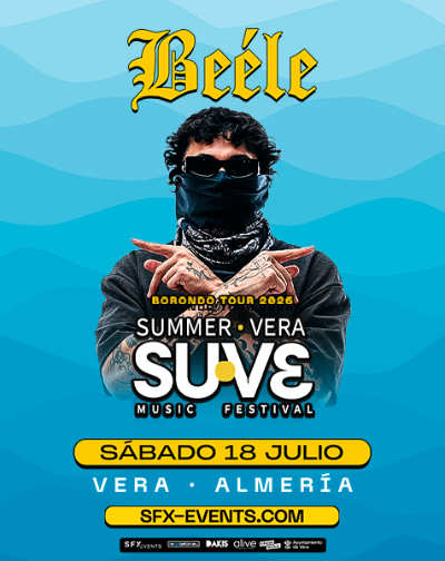 Cartel de Beéle - Almería - Pop en EL PALMERAL