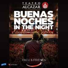 Cartel de Facu Díaz – Buenas noches in the night - Madrid - Monólogos en Teatro Alcázar