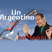 Cartel de Un Argentino en Madrid, en La Otra Movida - Monólogos en La Otra Movida