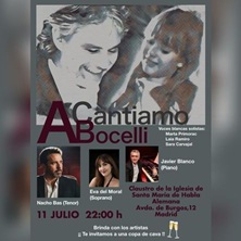 Cartel de Cantiamo A.Bocelli - Clásica en Parroquia de Santa María de Habla Alemana