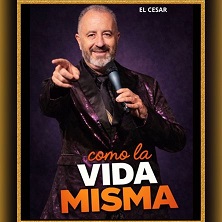 Cartel de El César- Como la vida misma - Monólogos en La Butaca Amarilla