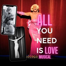 Cartel de All you need is love - Espacio Gran Vía - Monólogos en Espacio Gran Vía