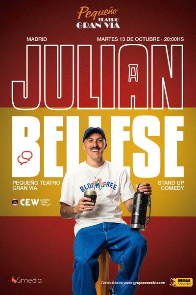 Cartel de Juli Bellese - Madrid - Monólogos en Pequeño Teatro Gran Vía