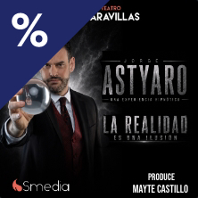 Cartel de Jorge Astyaro - La realidad es una ilusión - Otros en Teatro Maravillas