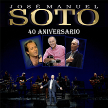 Cartel de José Manuel Soto - 40 Aniversario - Madrid - Pop en Teatro Rialto