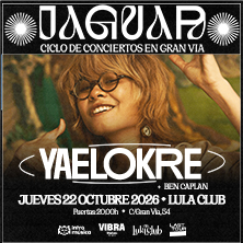 Cartel de Yaelokre - Conciertos en Lula Club