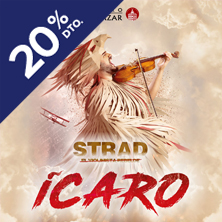 Cartel de Strad - Ícaro - Pop en Teatro Alcázar