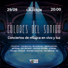 Cartel de Colores del Sonido - Pop en Teatro Calderón