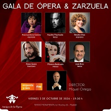 Cartel de Gala de Ópera y Zarzuela - Zarzuela en Teatro Monumental