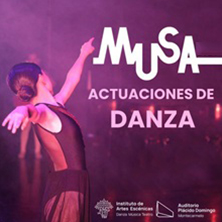 Cartel de Actuaciones de danza - Festival Musa - Danza en Auditorio Plácido Domingo