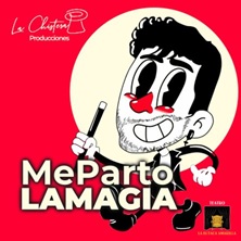 Cartel de Me Parto la Magia - David Hipola - Magia en La Butaca Amarilla