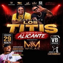 Cartel de Los titis - Pop en VB Spaces
