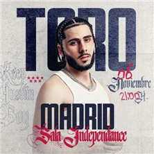 Cartel de Toro en Concierto - Pop en Sala Independance Club