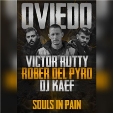Cartel de Víctor Rutty, R.delPyro & DJ Kaef Oviedo - Hip-hop & Funk en Gong Galaxy Club