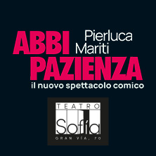 Cartel de Abbi Pazienza. Pierluca Mariti - Madrid - Comedia en Teatro Sofía