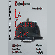 Cartel de La Cantante Calva - Madrid - Comedia en Salto Escénico
