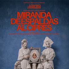 Cartel de Miranda de Espaldas al Ciprés - Drama en Salto Escénico