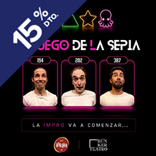Cartel de El Juego de la Sepia - Comedia en Teatre Muntaner
