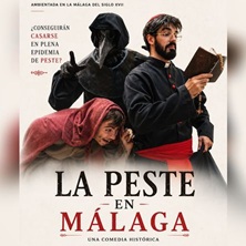 Cartel de La Peste en Málaga - Comedia Histórica - Comedia en La Caja Blanca