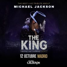 Cartel de THE KING, Michael Jackson live tribute - Pop en Teatro Calderón