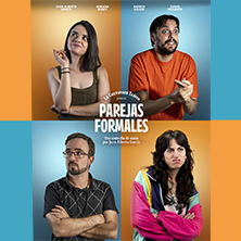 Cartel de Parejas formales - Comedia en Salto Escénico