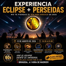 Cartel de Experiencia eclipse + perseidas - Otros en Malacuera